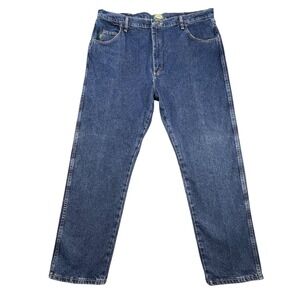 Cabela's Blue Straight Leg Denim Jeans Mens 42x32 Outdoor Workwear 905099D